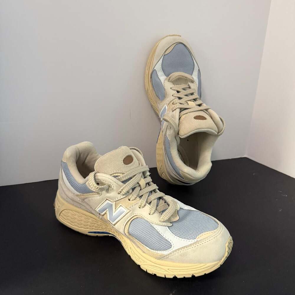 New Balance 2002R 'Sandstone Timberwolf'‎ Light Blue/Cream Sneakers M2002RBZ - Picture 5 of 10